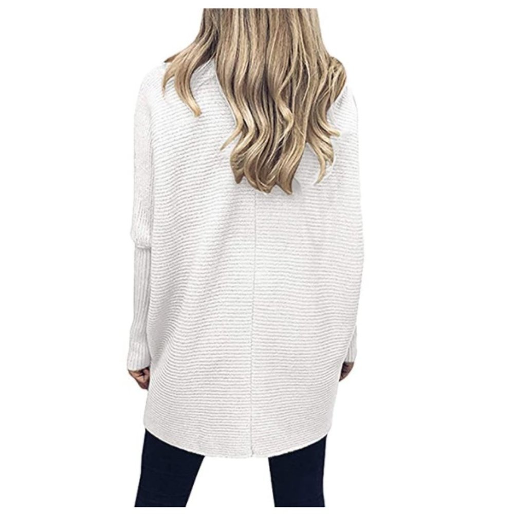 Womens Turtleneck Casual Pullover Knit Sweater - Picture 4 of 5